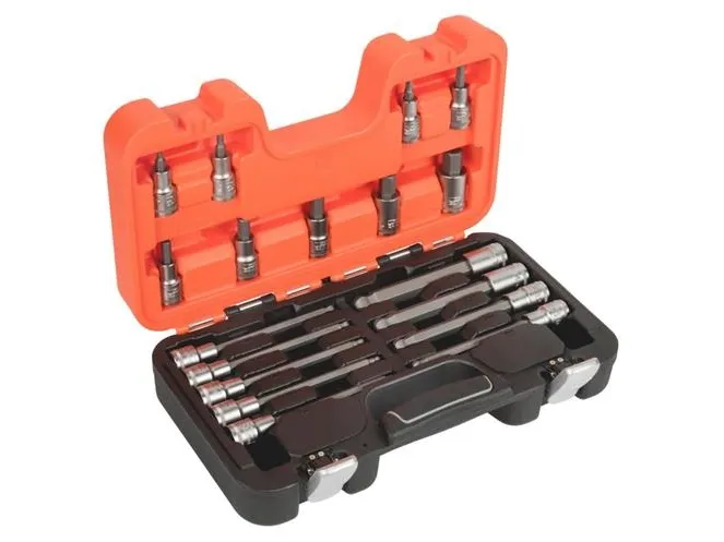 Bahco S18HEX Bitshylssats 18 delar, 1/2"