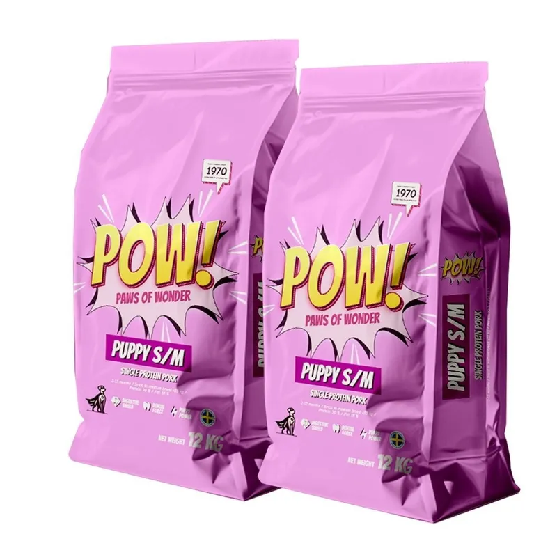 Dog Puppy Small/Medium Pork Torrfoder för Valp – 12 kg
