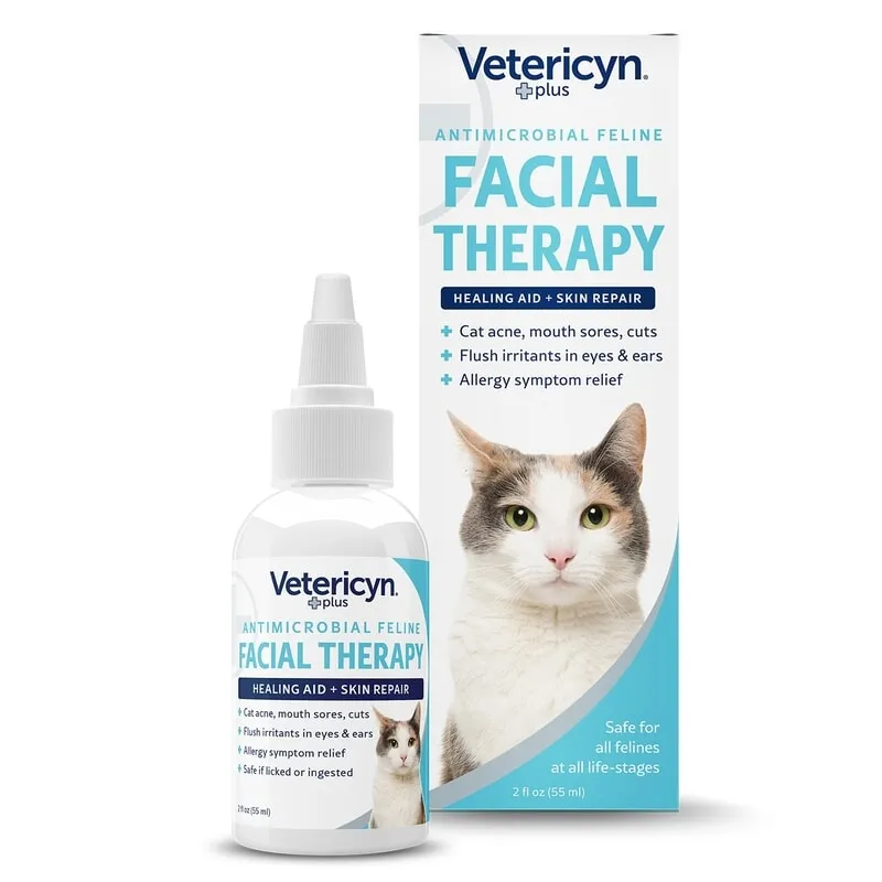 Antimikrobiell lösning Vetericyn Plus Feline Antimicrobial Facial Therapy 55 ml