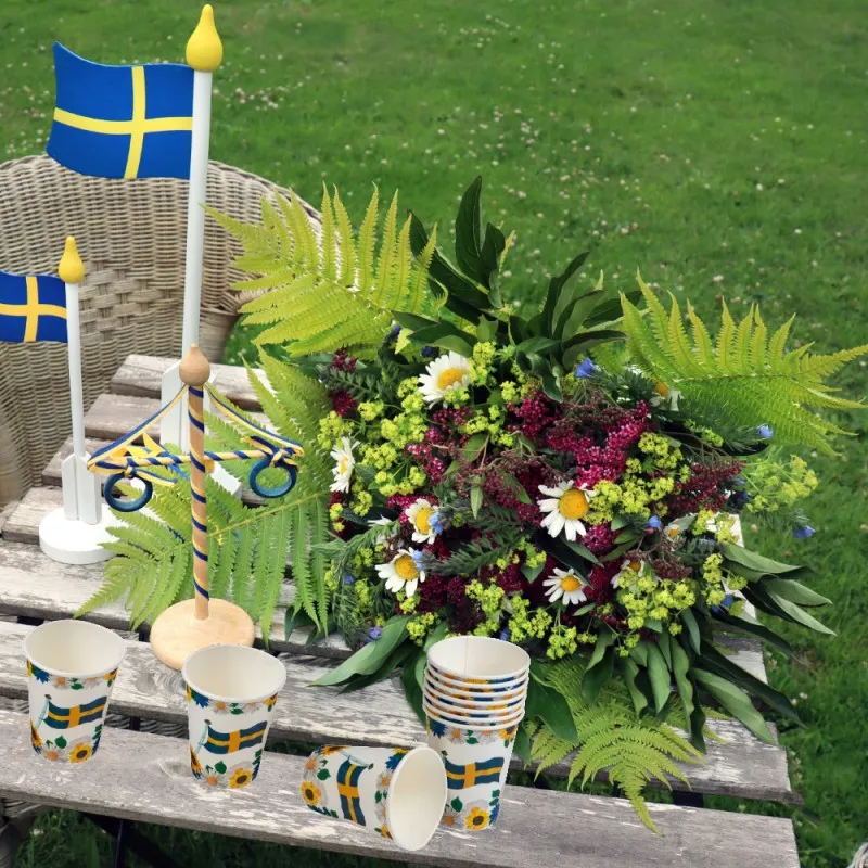 Pappersmuggar Svensk sommar- 8-pack