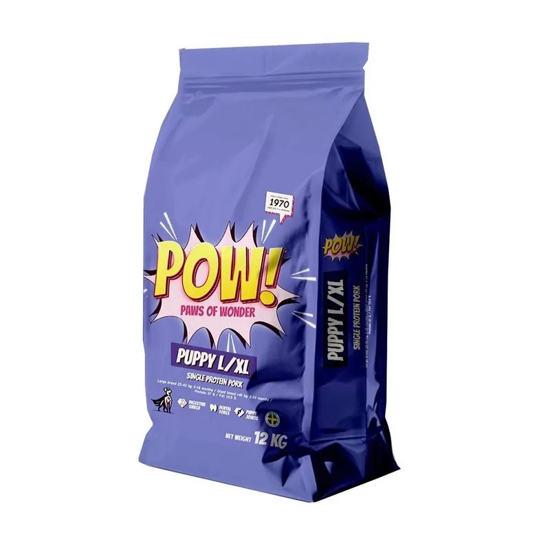 Dog Puppy Large/X-Large Pork Torrfoder för Valp – 2 kg