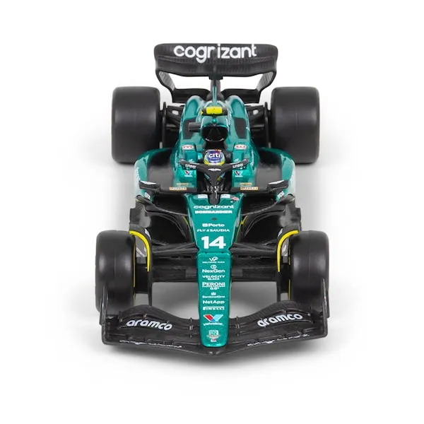 1:43 F1 Aston Martin 2023 AMR23 With Helmet Alonso, Burago