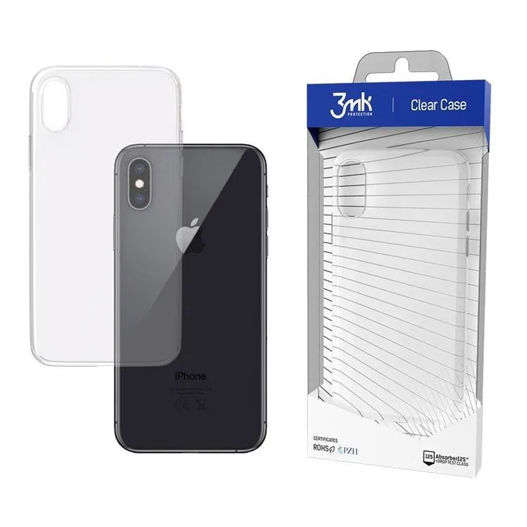 3mk Clear Case for iPhone X - Transparent