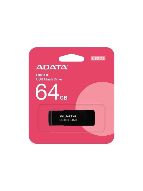 A-Data UC310 - Svart - 64GB - USB-minne
