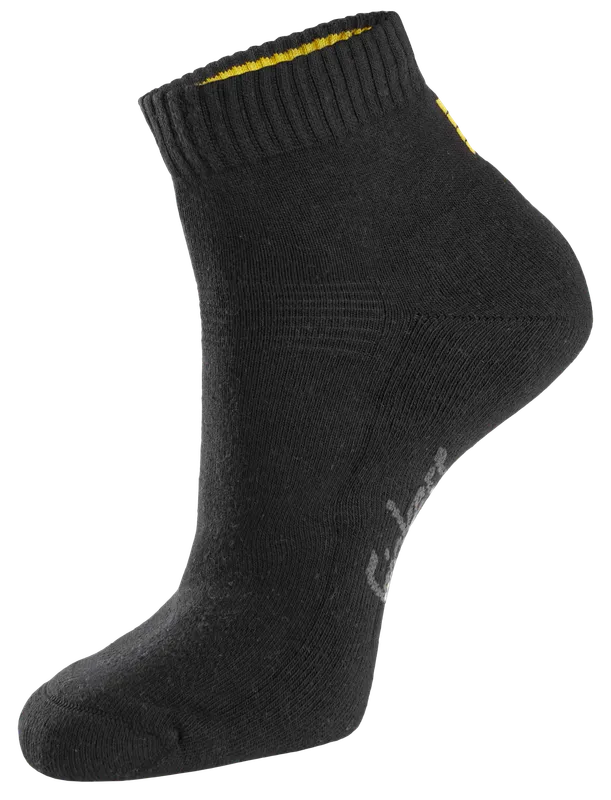 Snickers Workwear 9221-0400 Strumpa 3-pack, svart 45-48