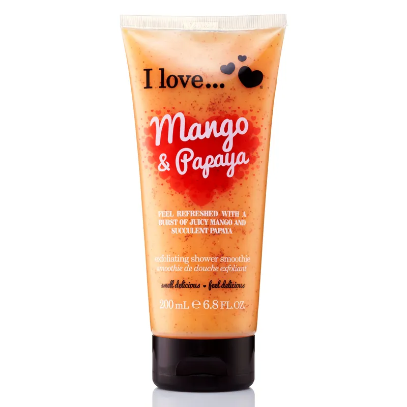 I Love Mango & Papaya Exfoliating Shower Smoothie – 200 ml
