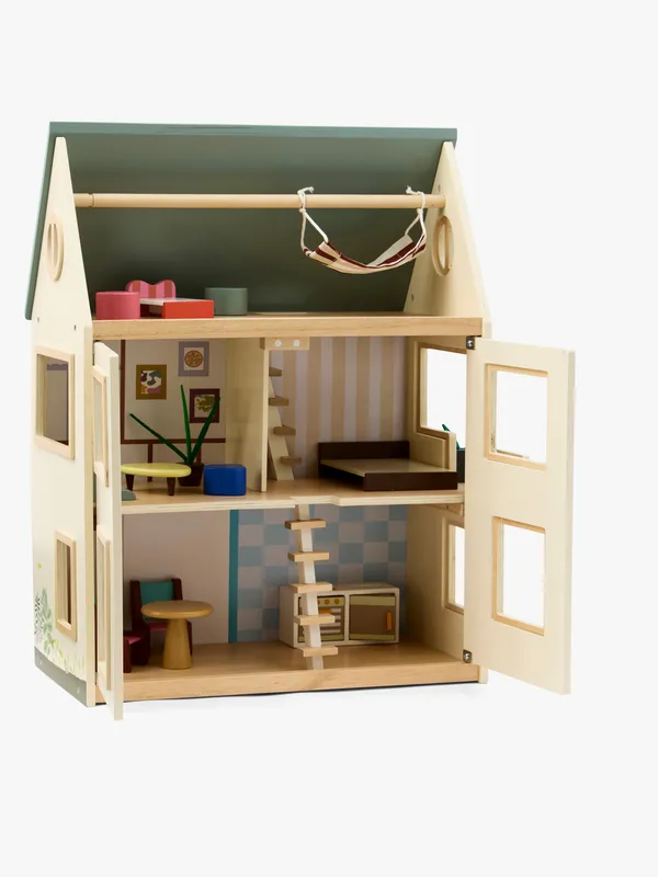 Kids Concept Dockhus - Aiden - 46 cm - Trä/Flerfärgad