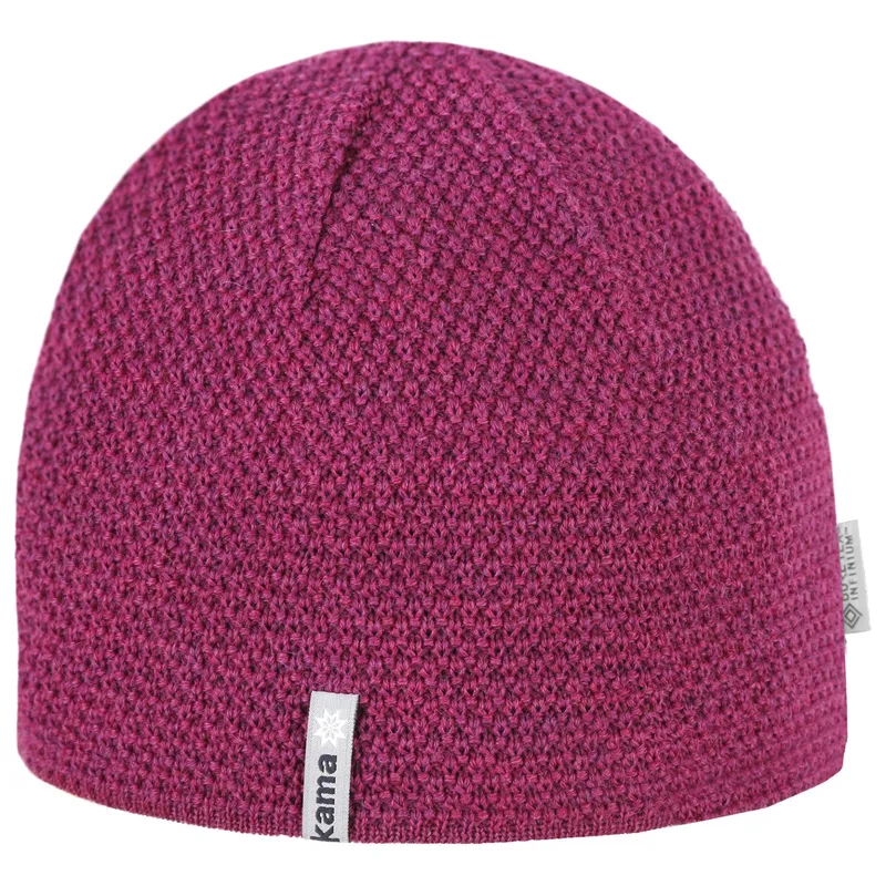 Kama Stickad Mössa, Gore Windstopper, Lila
