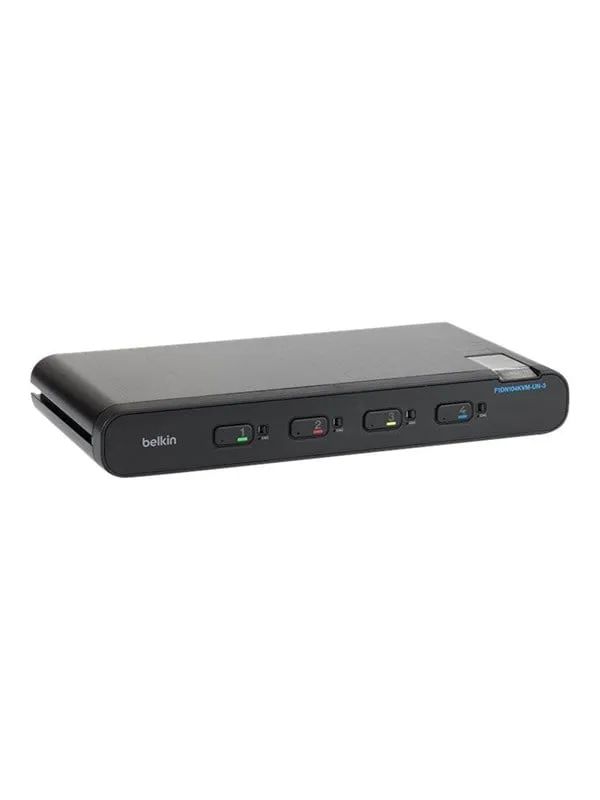 Belkin Universal 2nd Gen Secure KVM Switch 4-Port Single Head w/ CAC