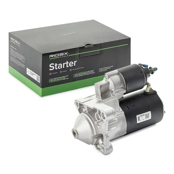 Startmotor RIDEX REMAN 2S0222R