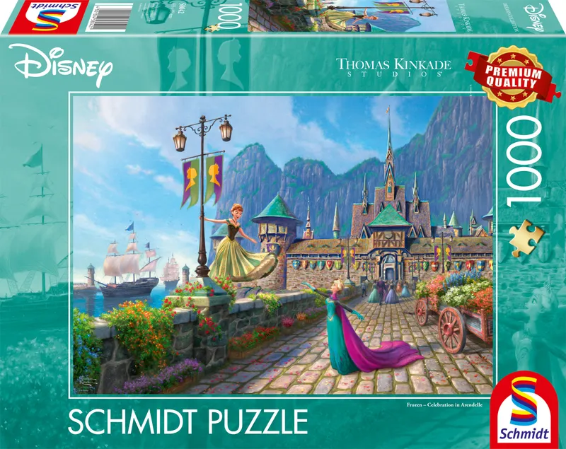 Pussel Disney Frozen Celebrating in Arendelle 1000 bitar Schmidt