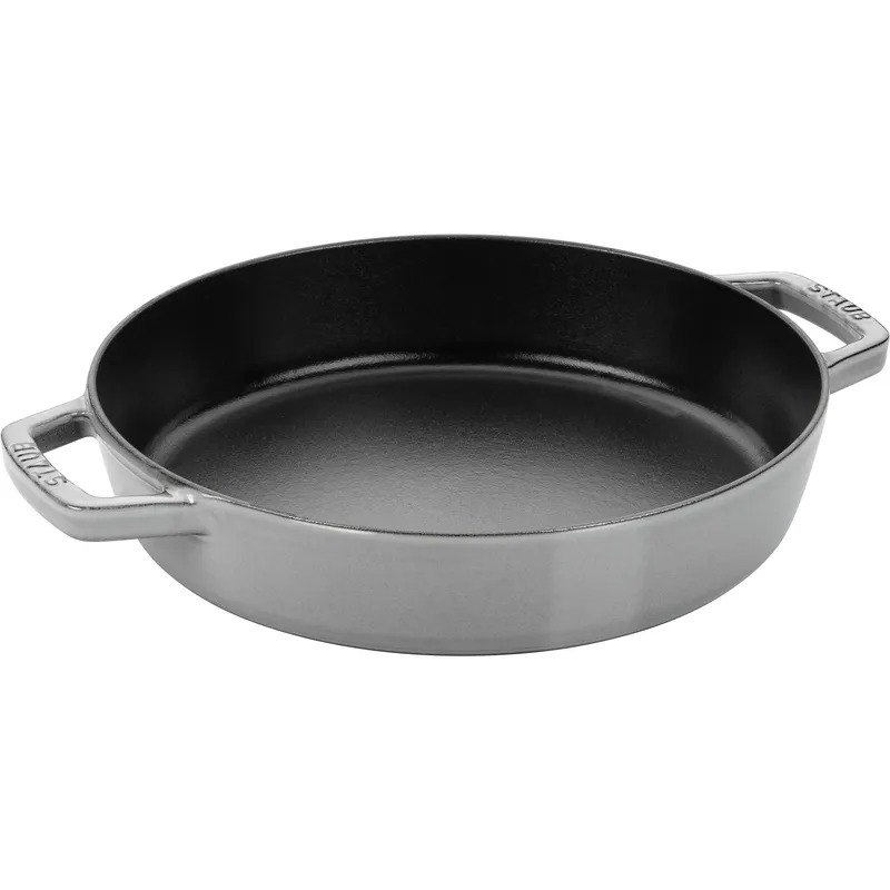 Staub Stekpanna i gjutjärn med 2 handtag 20 cm, grafitgrå