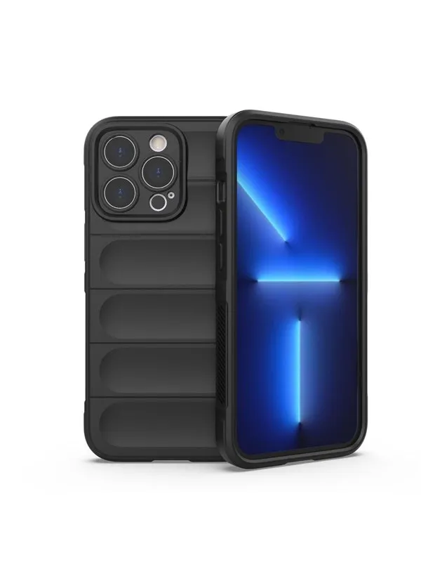 Hurtel Magic Shield Case – iPhone 13 Pro Flexible Armored Cover Black