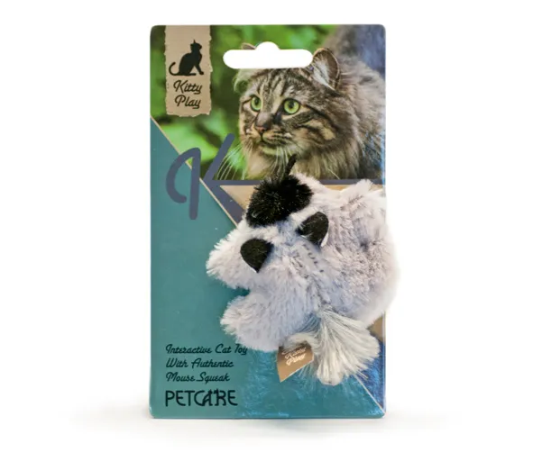Kitty Play Squeaking Cat Toys - Racoon