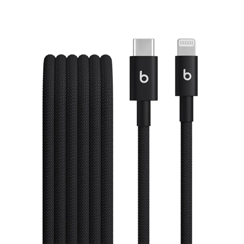 Apple Beats USB-C to Lightning Woven Cable (1.5 m / 5 ft.) - Bolt Black