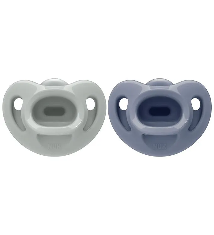 Nuk Nappar - 2-pack - First Choice Soft - Grön/Blå