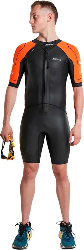Zone3 Men’s Versa Swimrun Wetsuit Black/orange