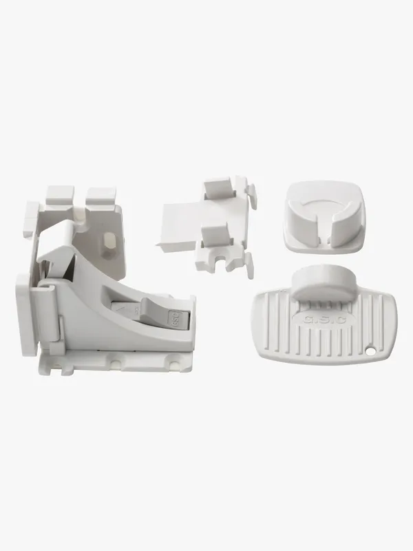 BabyDan Magnetlås Skåp 2-Pack, White