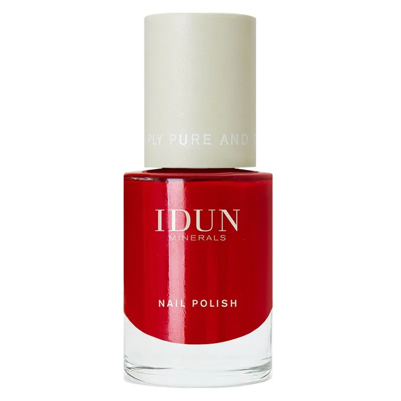 IDUN Minerals nail polish Rubin 11 ml
