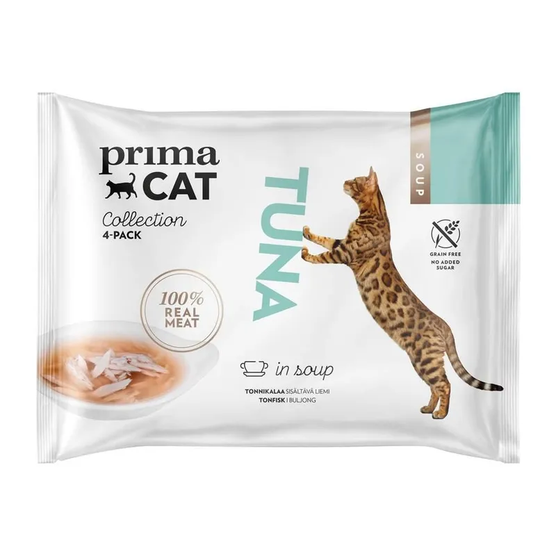 Våtfoder Katt Tonfisk i Buljong – 4 x 40 g