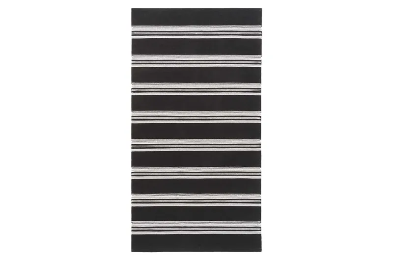 Bomullsmatta Eko 140×200 cm Svart