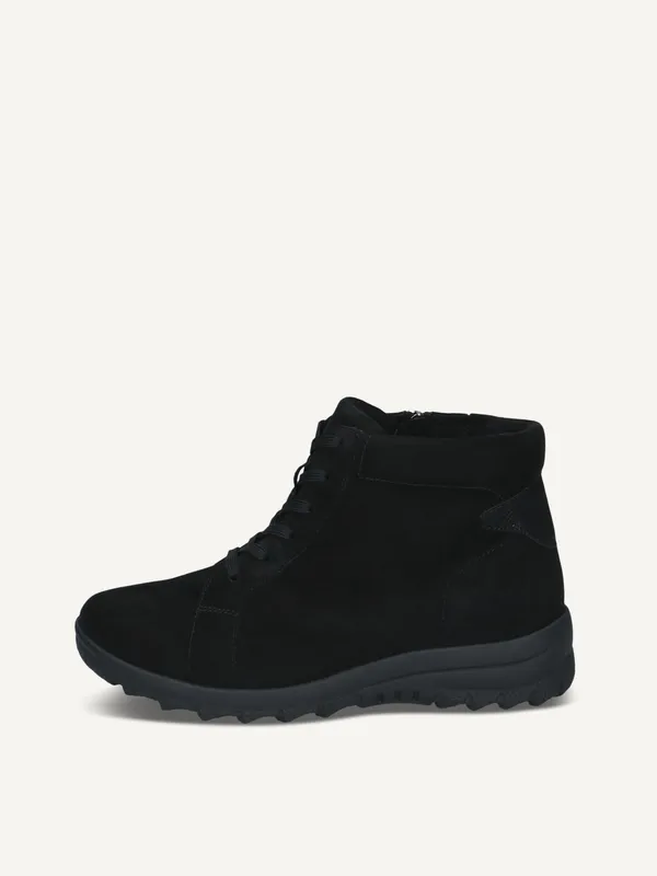 CAPRICE Bootie, black, made of Leather without heel, Size 37.5 (#5054)