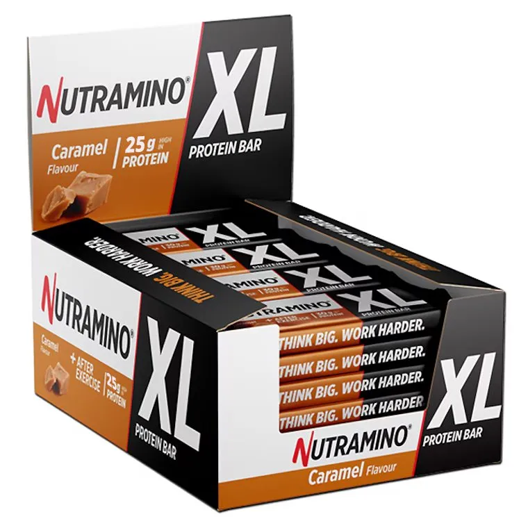 Nutramino XL Protein Bar – Caramel (16x82g)
