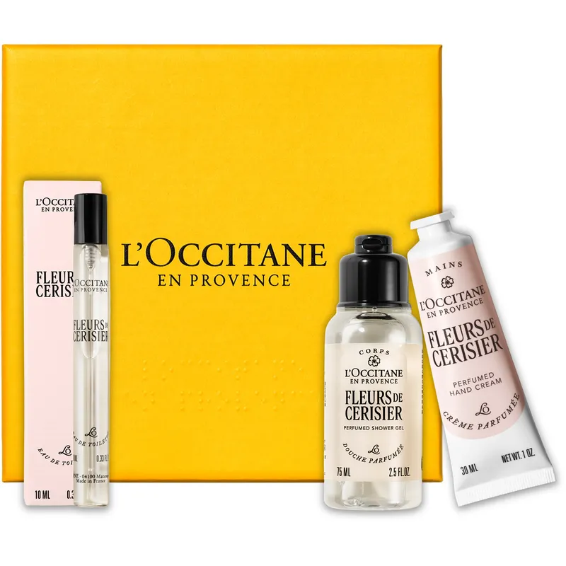 L’Occitane en Provence Fleurs De Cerisier Routine 3 pcs