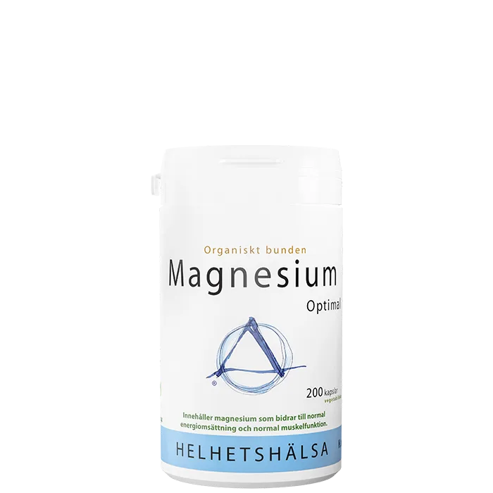 MagnesiumOptimal 200 kapslar - Helhetshälsa
