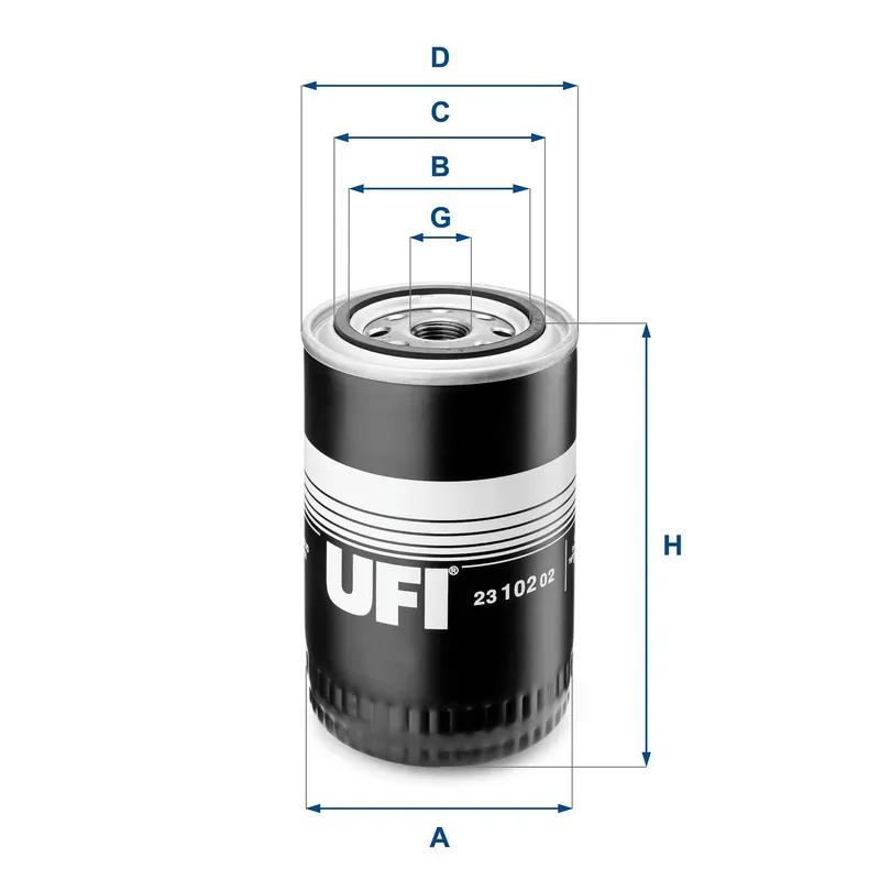 Oljefilter UFI 23.102.02