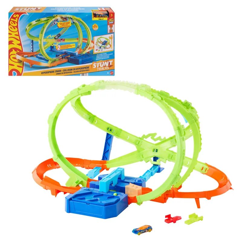 Hot Wheels Bilbana - 40 cm - Stuntbanor - Hypersfärkrasch