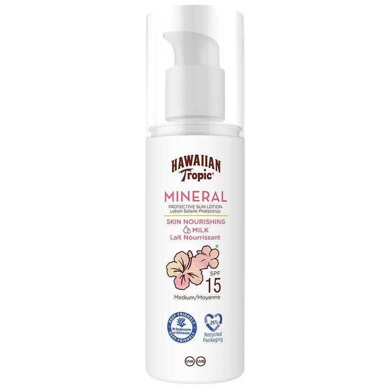 Hawaiian Tropic Mineral Sun Milk Lotion SPF15 – 100 ml