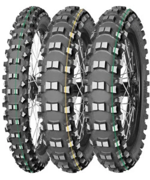 Mitas Terra Force-EX SM ( 120/90-18 TT 65R Bakhjul, Gummiblandning Super, gelb )