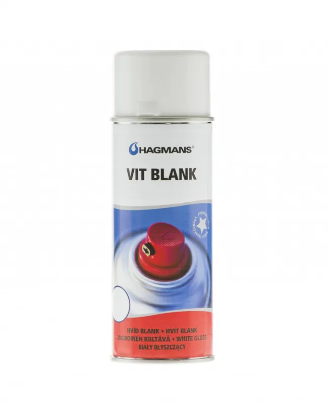 SPRAYFÄRG HAGMANS BLANK VIT 0,4L | Beijerbygg Byggmaterial