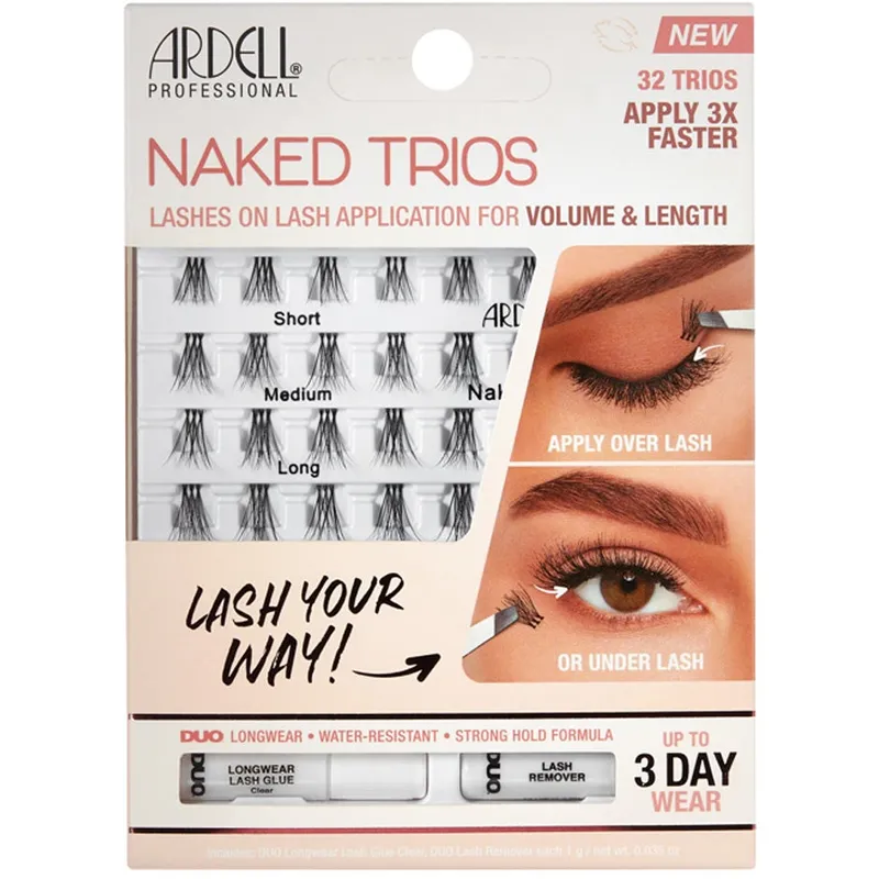Ardell Naked Lashes Trios Kit - 32 pcs