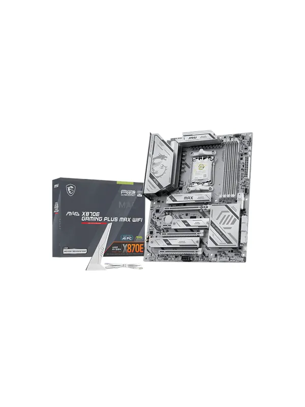 Msi Mag X870E Gaming Plus Max Wifi Moderkort - AMD X870E - AMD AM5 - DDR5 RAM - Atx