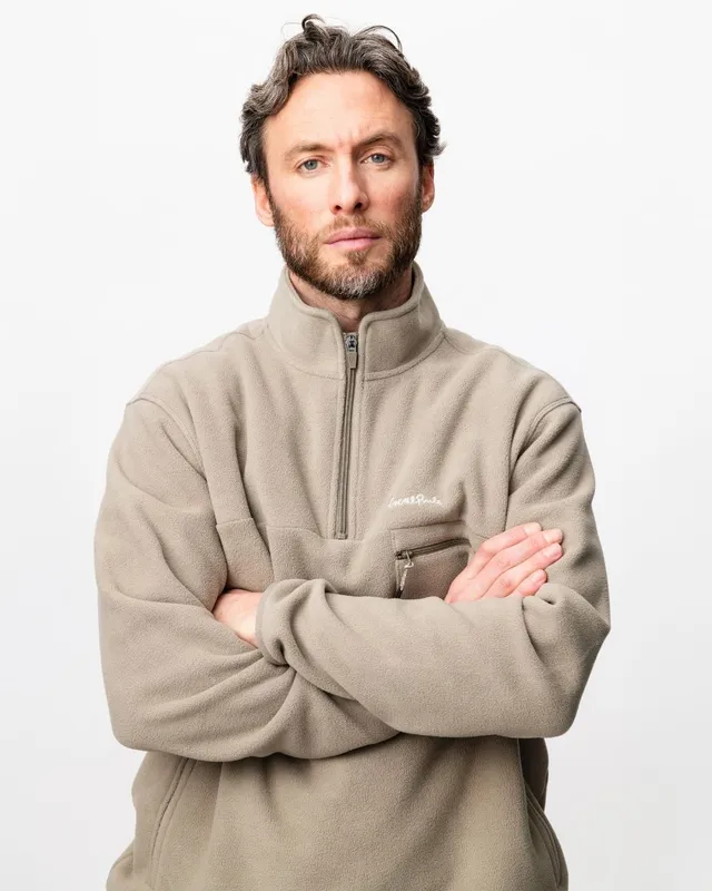 Fleece Pullover – Beige – XL