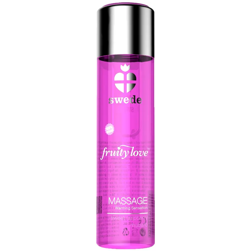 Fruity Love Massage Sweet Raspberry Rhubarb 120ml Massageolja