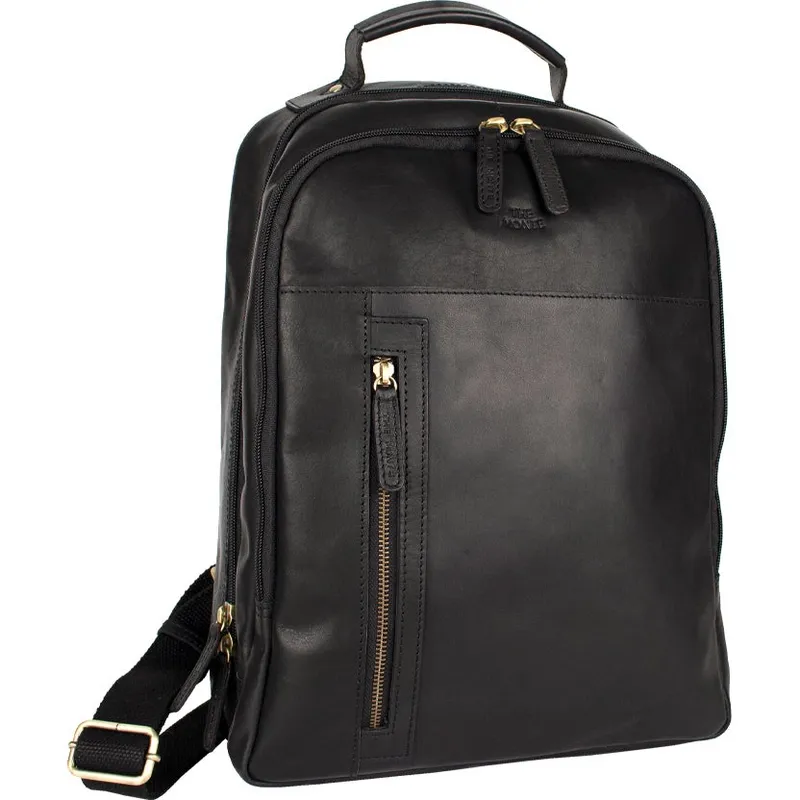 Datorryggsäck skinn 13,3″ Svart