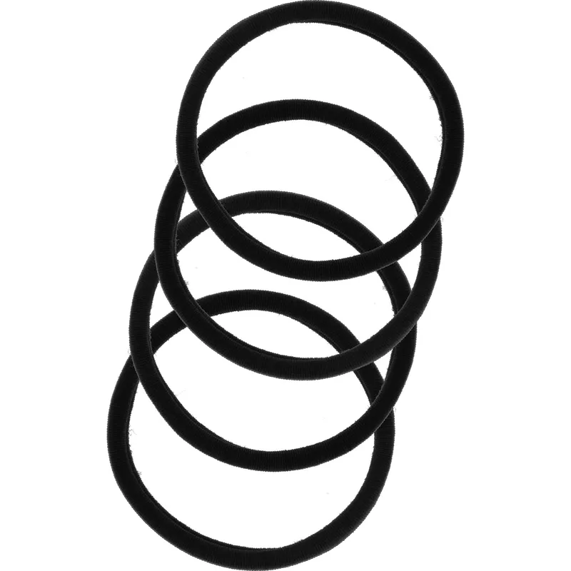 By Lyko 4-pack Soft Hair Ties Black