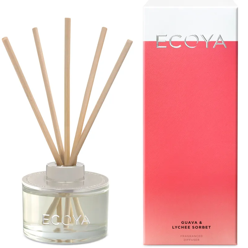 Ecoya Guava & Lychee Sorbet Fragrance Sticks 50 ml
