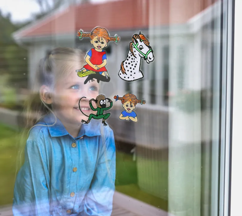 Pippi Fönstermålning