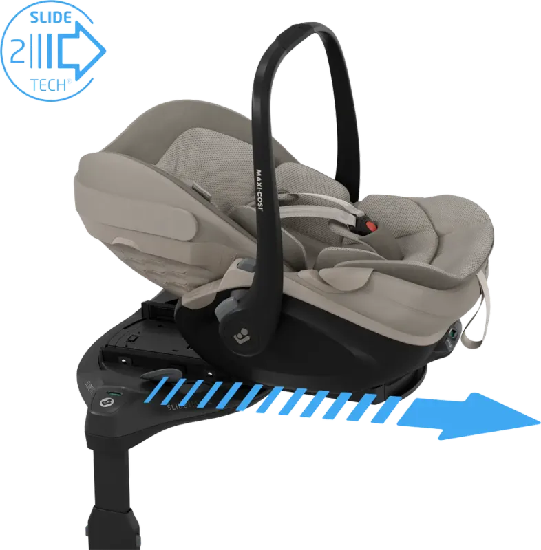 Maxi-Cosi Pebble Slide Pro Babyskydd - Sapphire Sand