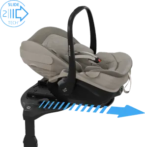 Maxi-Cosi Pebble Slide Pro Babyskydd - Sapphire Sand