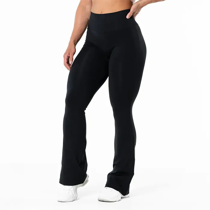 Prime Scrunch Flared Tights Svart (#1838)