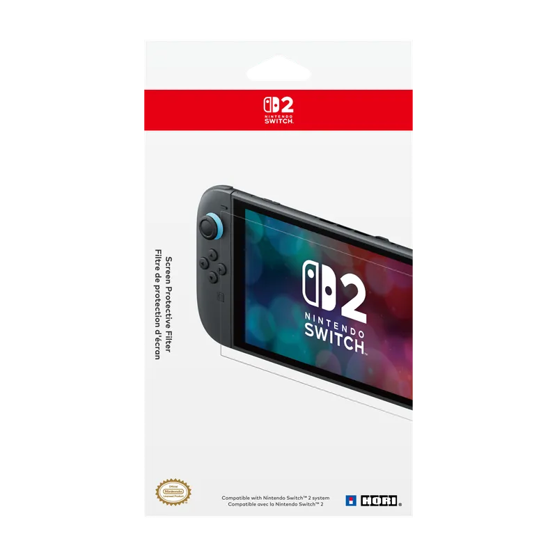 HORI – Screen Protective Filter for Nintendo Switch 2 – Transparent