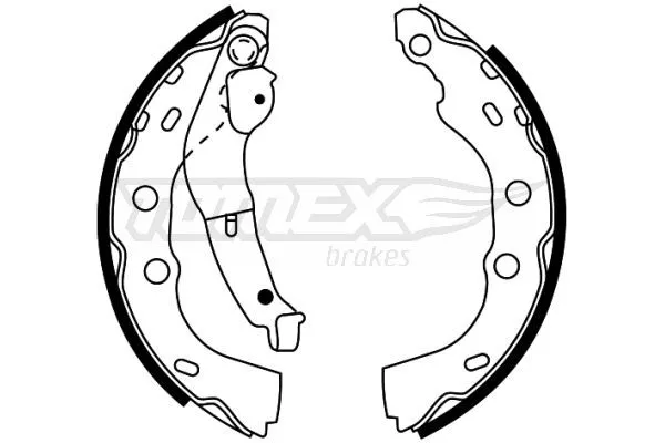 Bromsbacksats TOMEX brakes TX 22-45