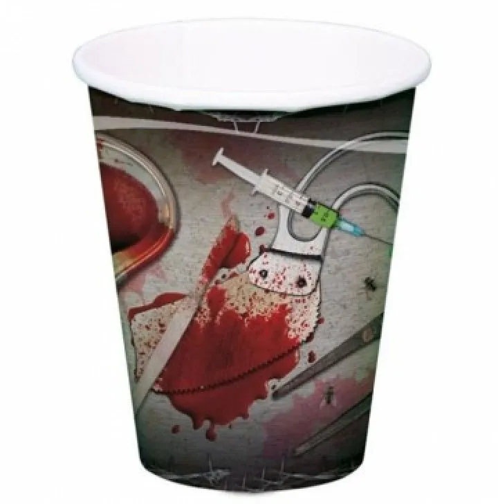 Blodig Halloween muggar 8-pack