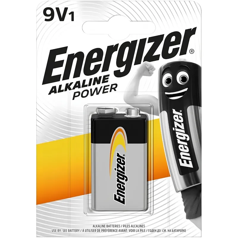 ENERGIZER Batteri 9V/6LR61 Alkaline Power 1-pack