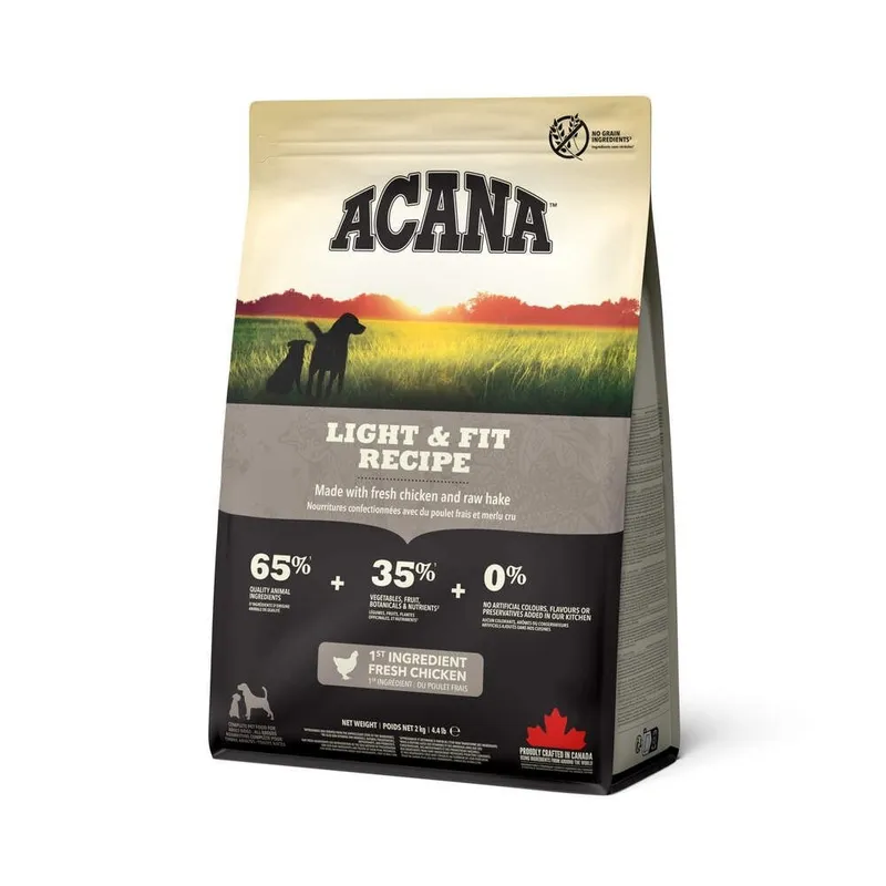 Acana Heritage Adult Light & Fit Hundfoder 2 kg